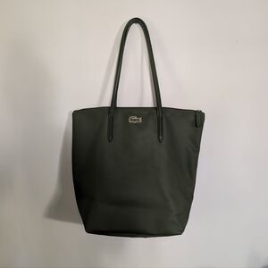 Alligator Vertical Green Tote Bag